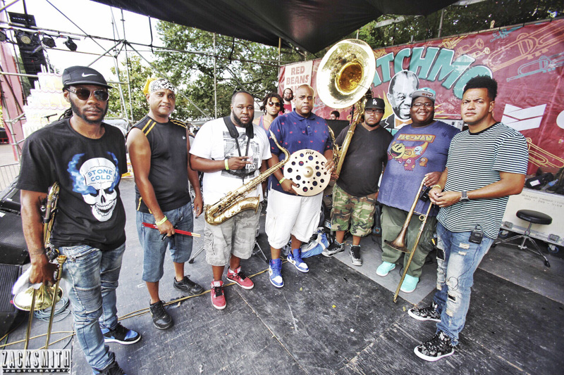  The Soul Rebels Brass Band were nice enough to pose for a portrait! 